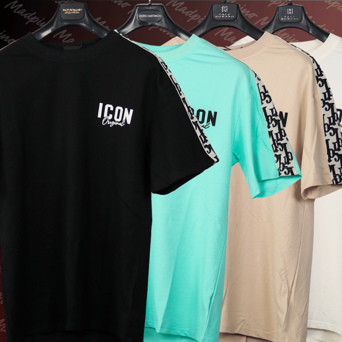 T-Shirt - Side-Stripe Logo