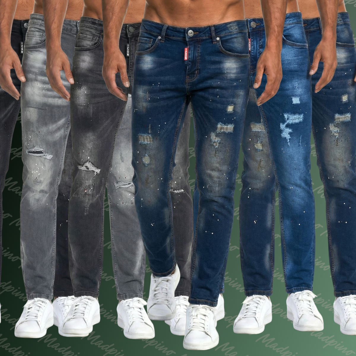 Jeans - Urban Flex Ripped v2