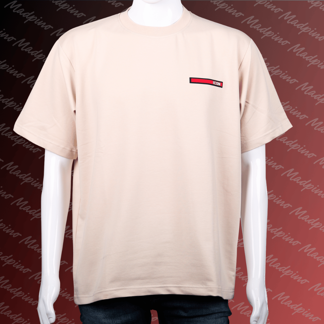 T-Shirt - Red Bar Chenille