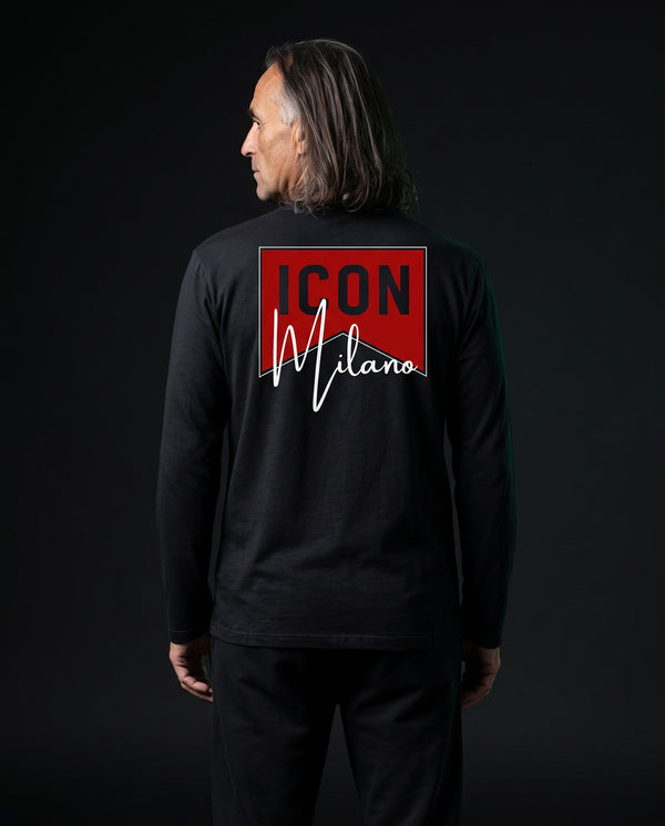 Icon Milano Set - Bandiera in Schwarz