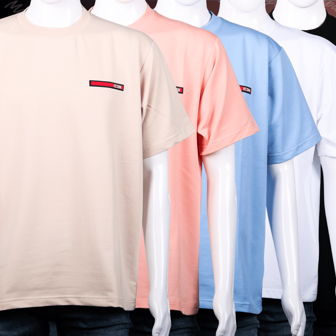 T-Shirt - Red Bar Chenille
