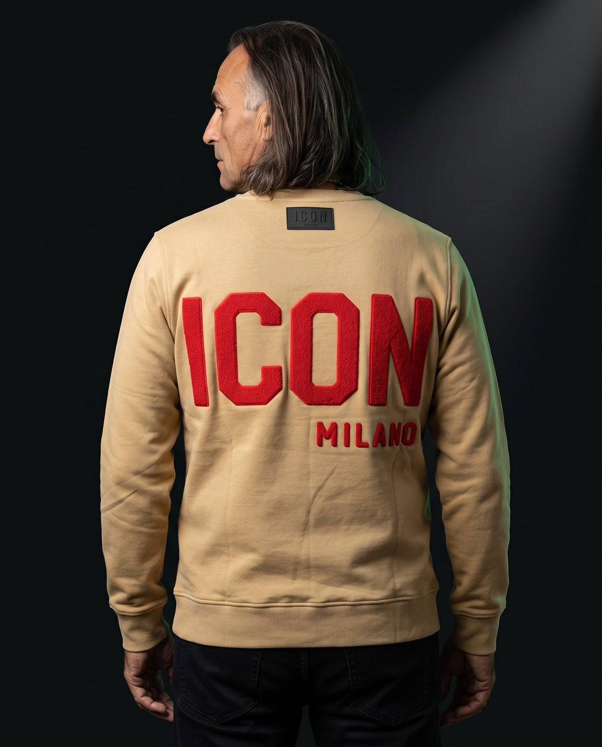 Icon Milano Pullover - Ciniglia in Beige
