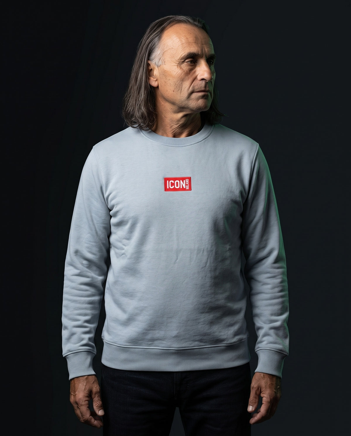 Icon Milano Pullover - Rosso in Blau