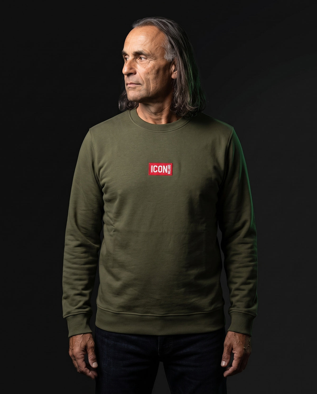 Icon Milano Pullover - Rosso in Grün