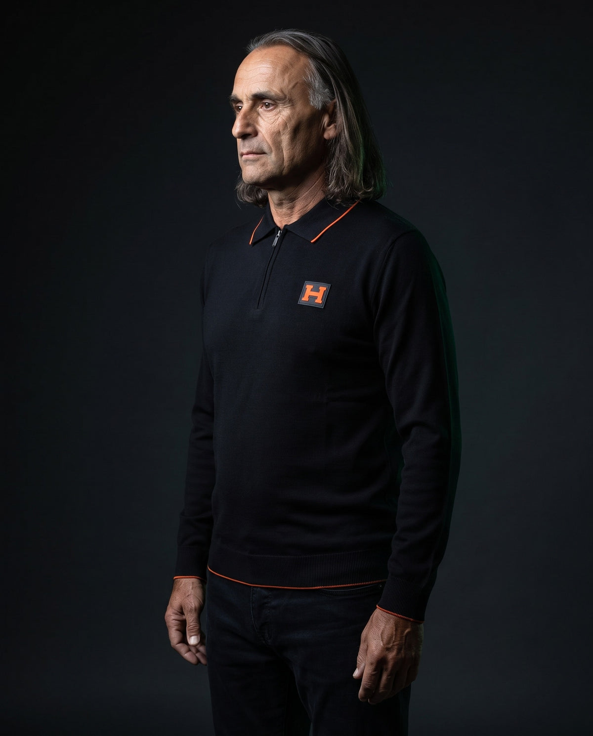 Herone Milano Pullover - Riviera in Schwarz