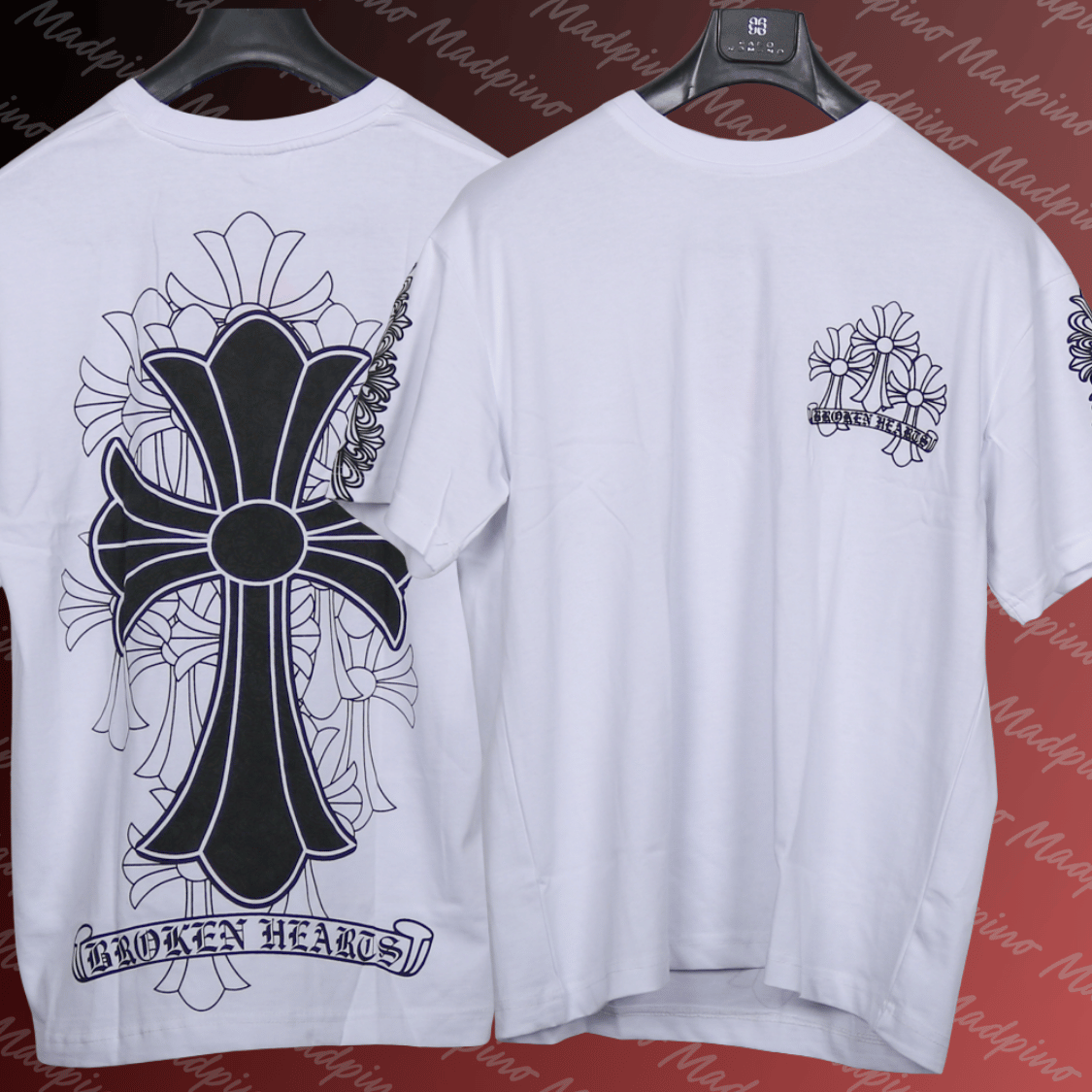 T-Shirt - Broken Hearts Cross