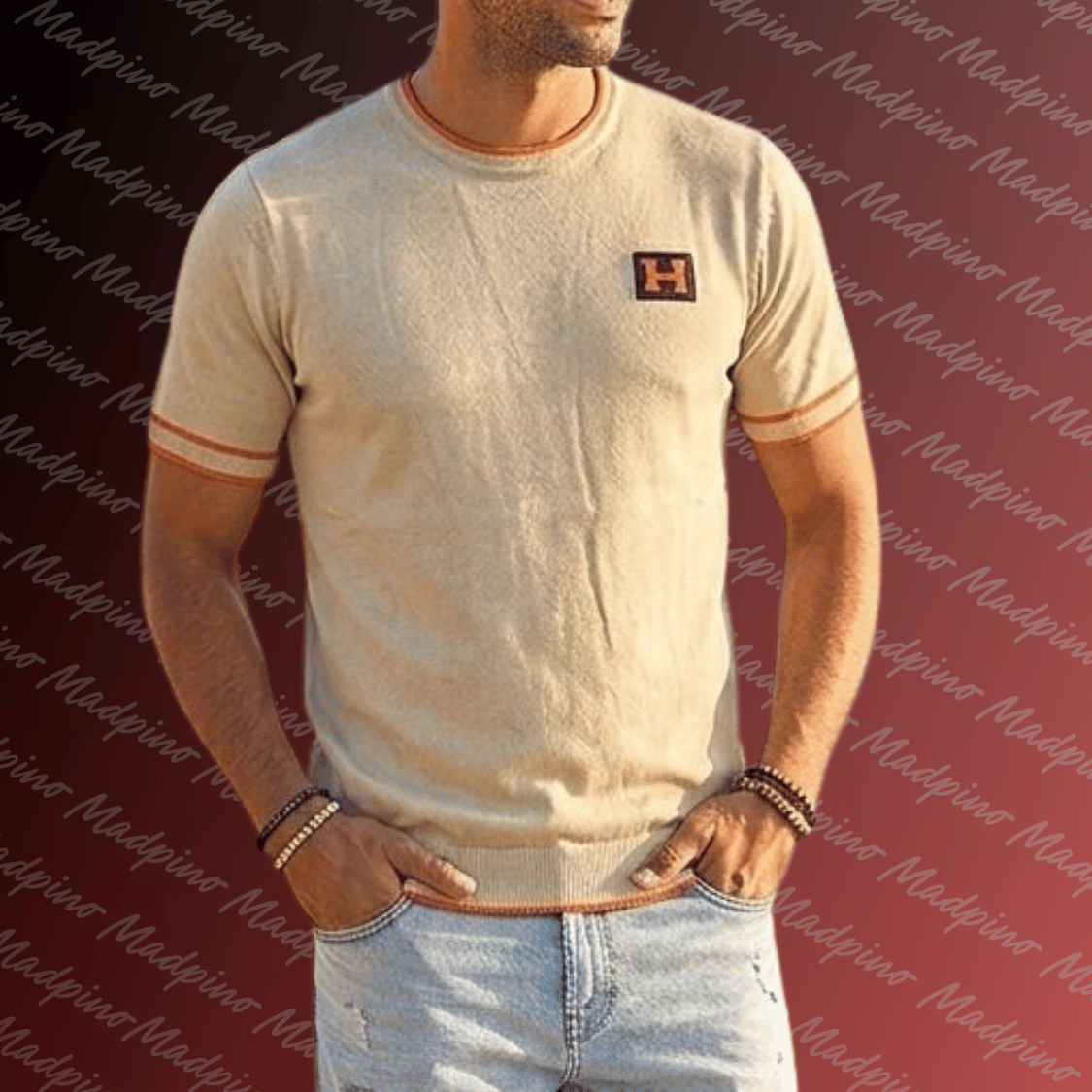 T-Shirt - H-Logo Contrast