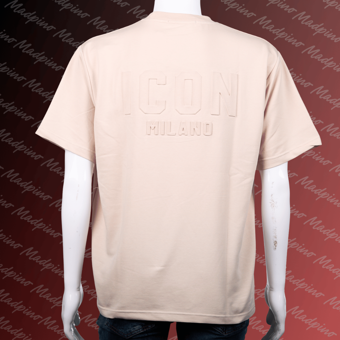 T-Shirt - Red Bar Chenille