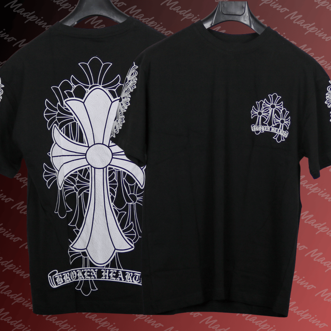T-Shirt - Broken Hearts Cross