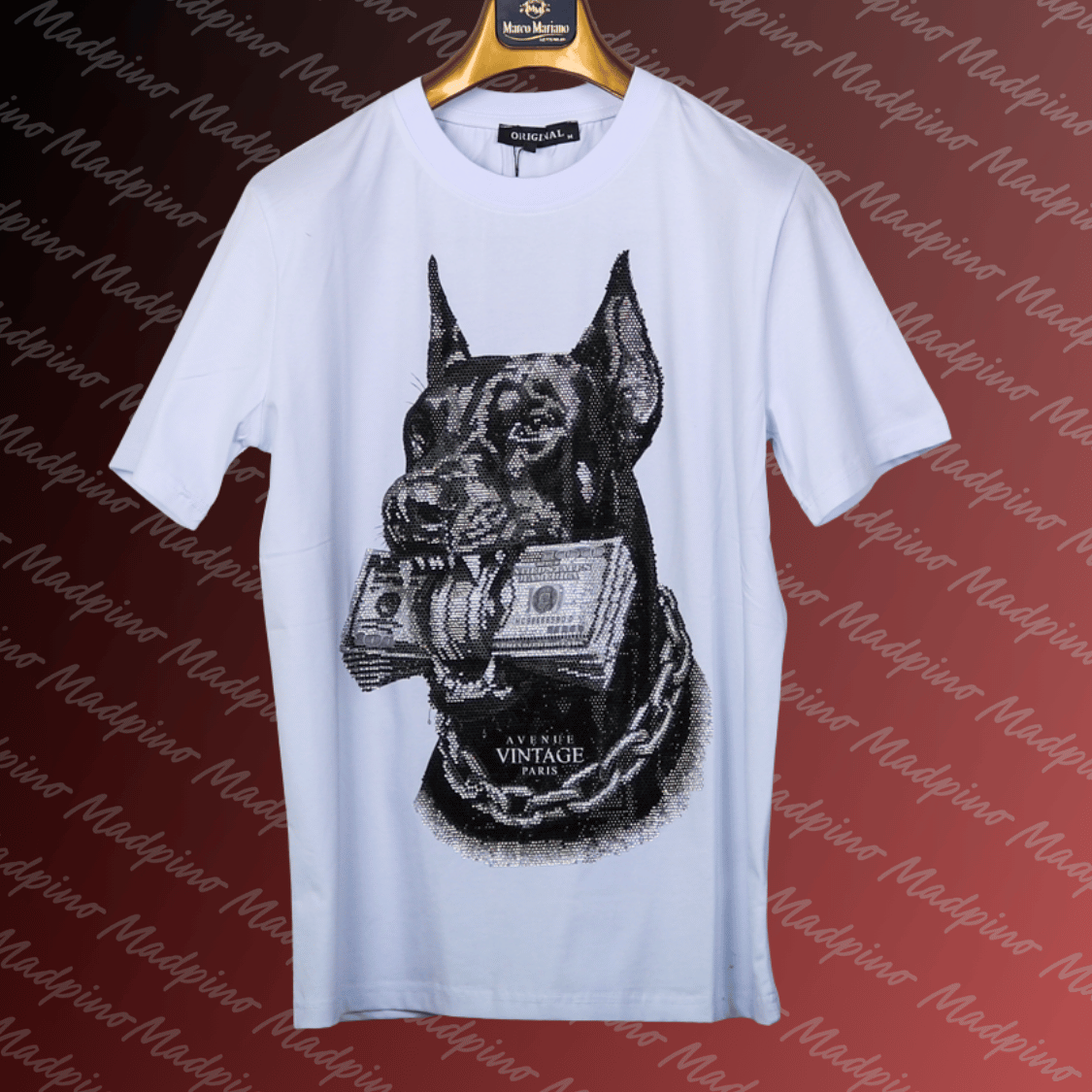 T-Shirt - Dobermann Strass