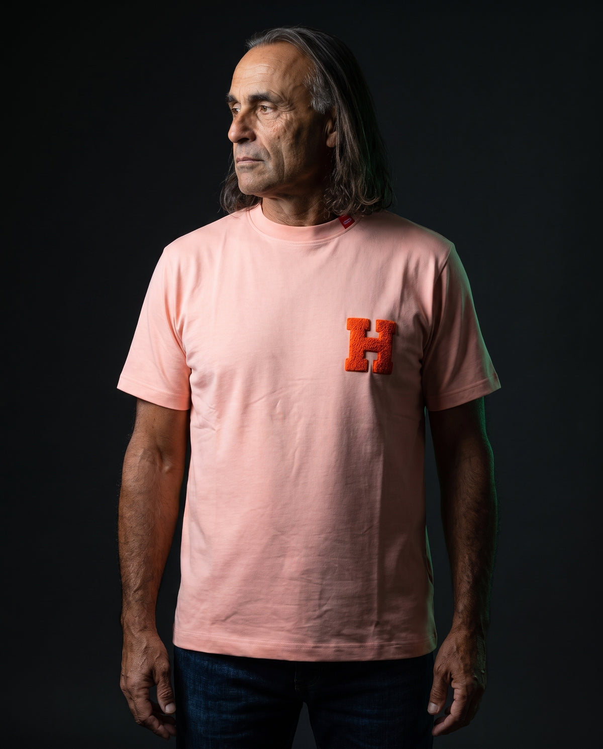 T-Shirt Chenille H Apricot
