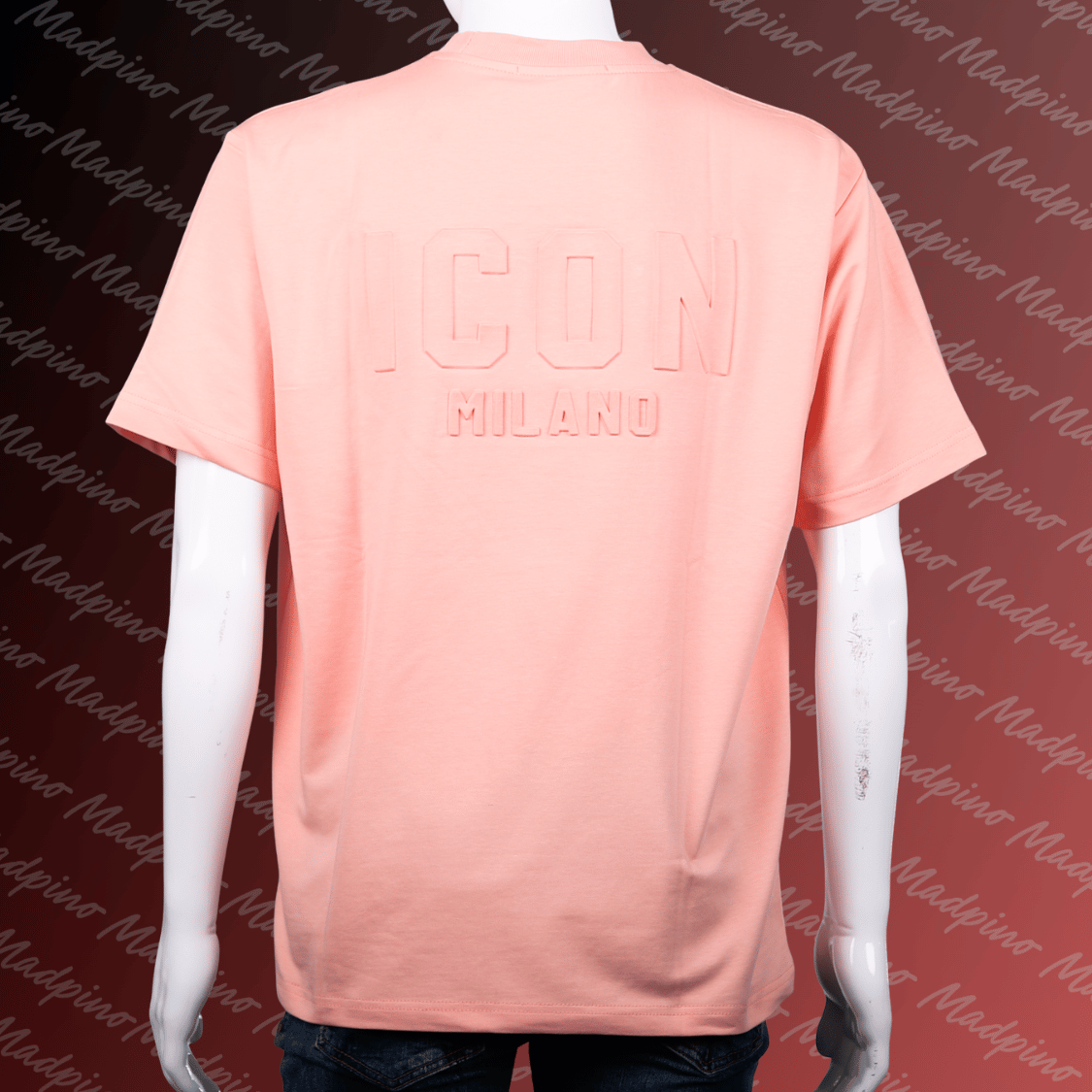 T-Shirt - Red Bar Chenille