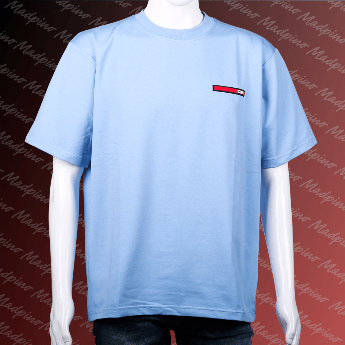 T-Shirt - Red Bar Chenille
