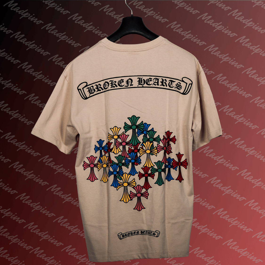 T-Shirt - Broken Hearts Crosses