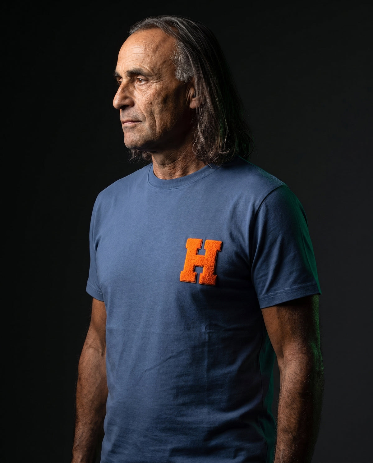 T-Shirt Chenille H Indigo