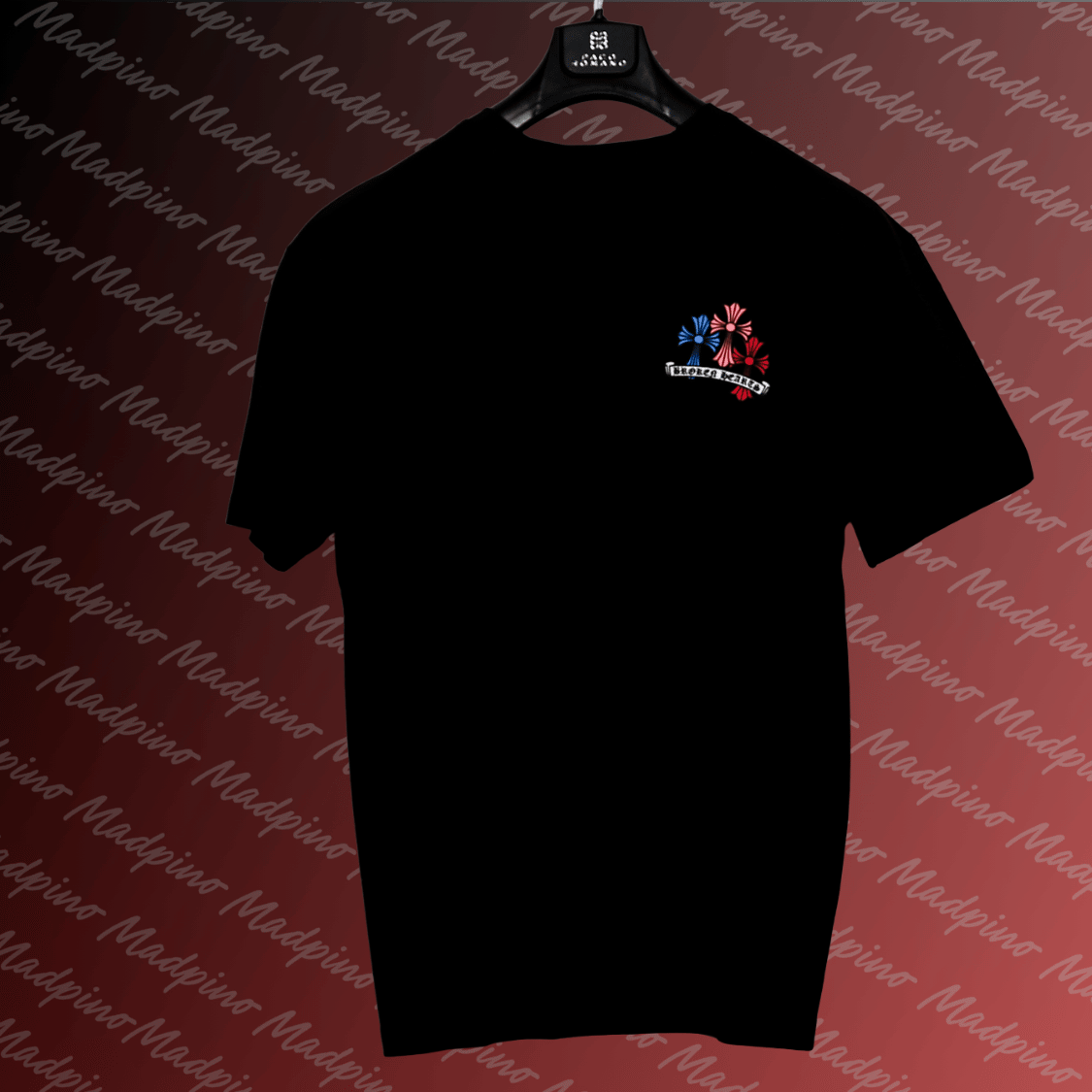 T-Shirt - Broken Hearts Crosses