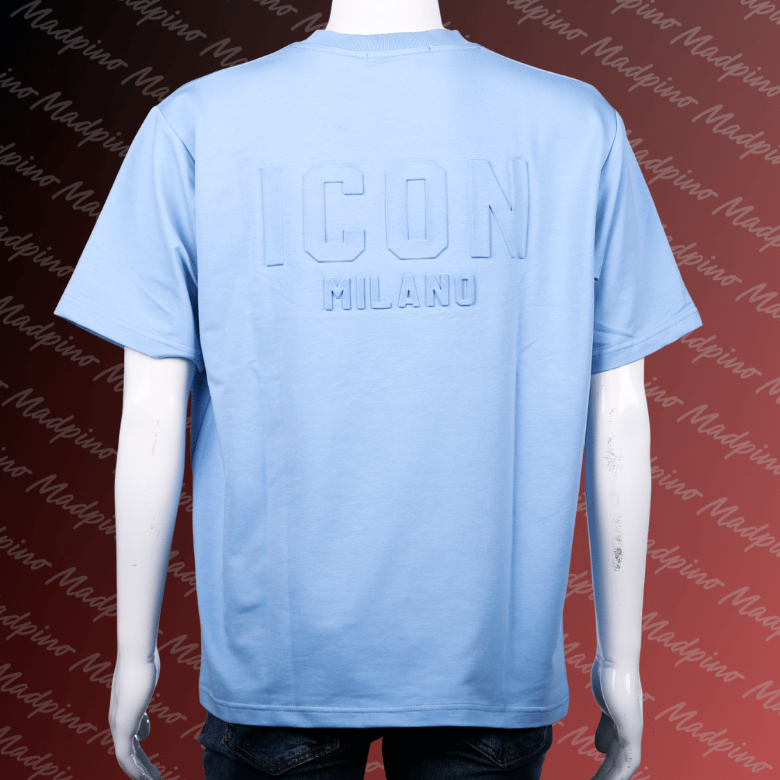 T-Shirt - Red Bar Chenille
