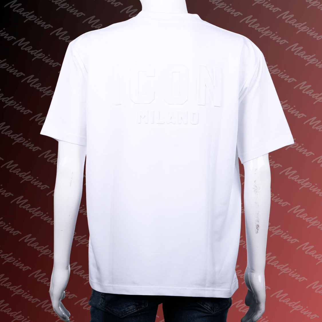 T-Shirt - Red Bar Chenille