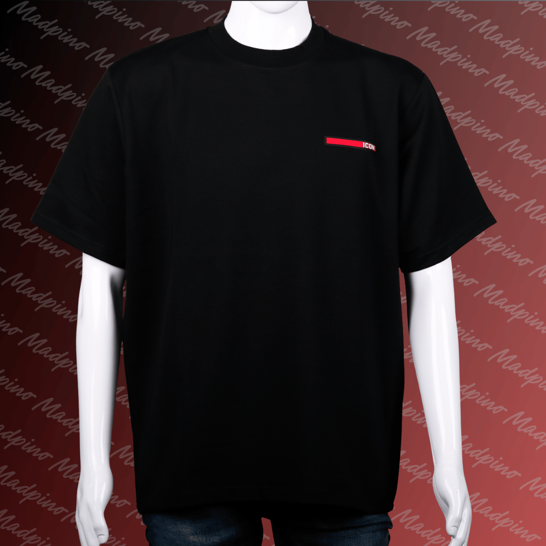 T-Shirt - Red Bar Chenille