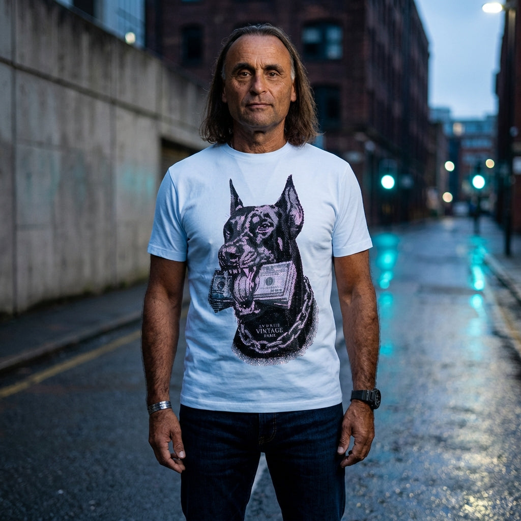 T-Shirt - Dobermann Strass